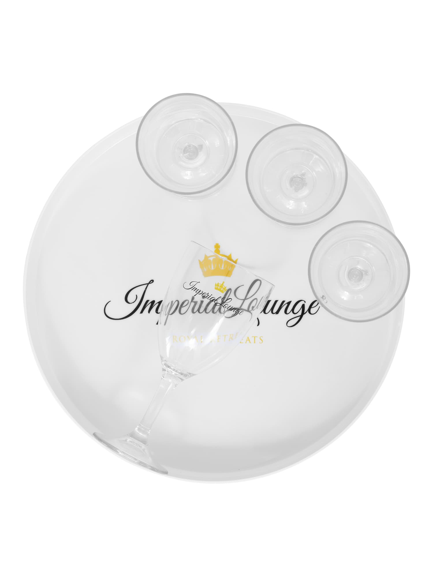 Glass og fat med logo – bilde 3