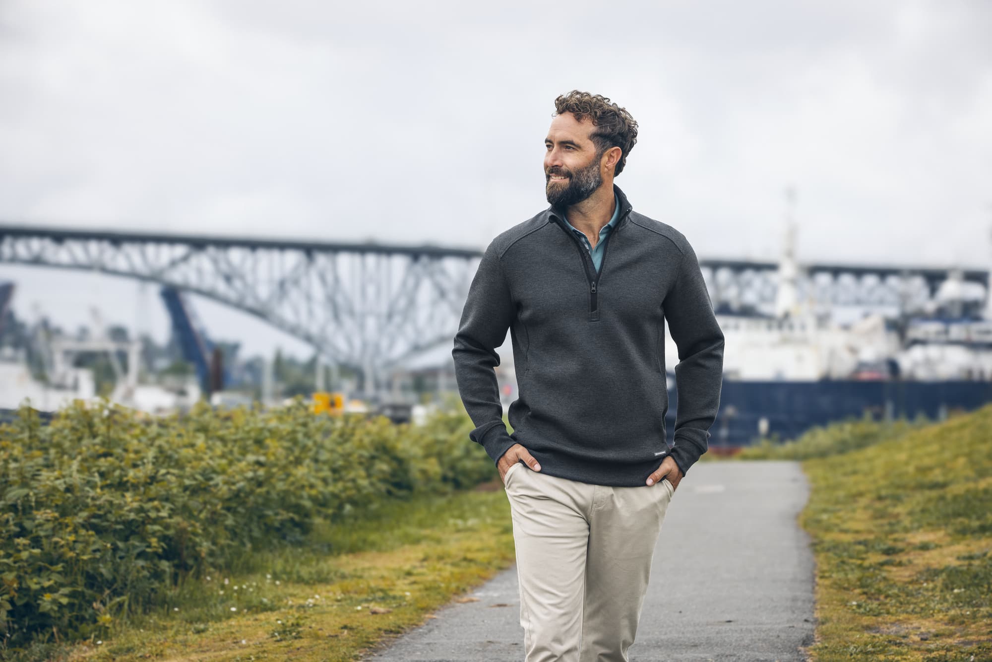 Pemberton Half Zip Men