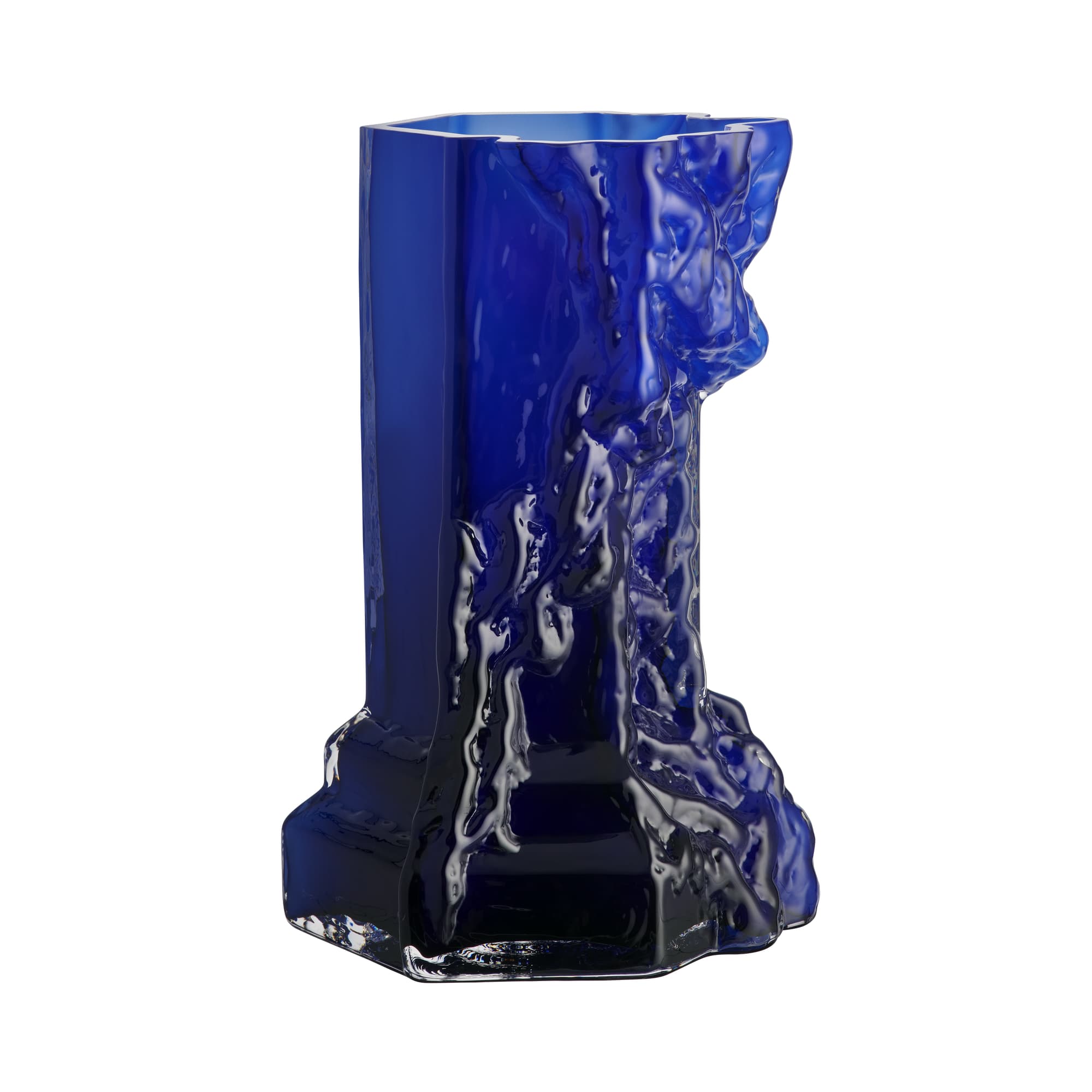 Rocky Baroque vase deep blue 350mm