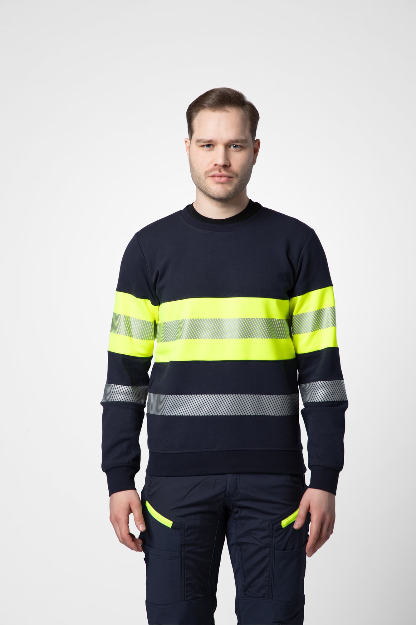 6129 Sweatshirt EN ISO 20471 Kl 1